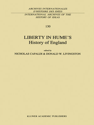 cover image of Liberty in Hume's History of England